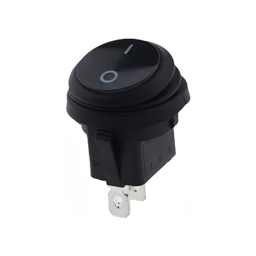 CentIoT - Waterproof Round Rocker Switch - IP65 KCD1 250V 6A 2PIN ON-OFF SPST