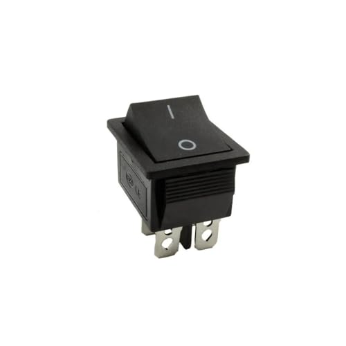 CentIoT - Illuminated Button Light Rocker Power Switch KCD4 15A 250V AC - 4PIN DPST ON-Off