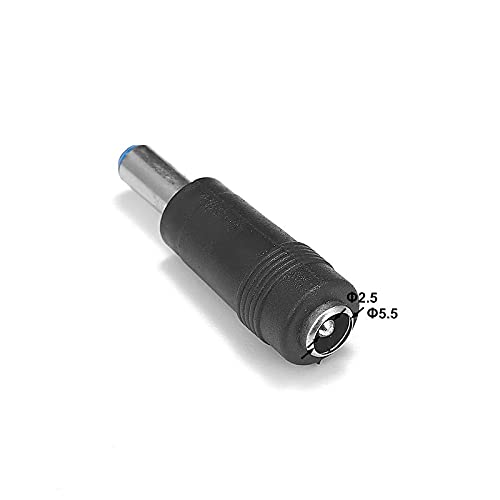 CentIoT - DC Power Socket Connector 5.5 x 2.5 mm Male Jack -to- Female DC Plug 5.5 x 2.1mm Adapter Converter