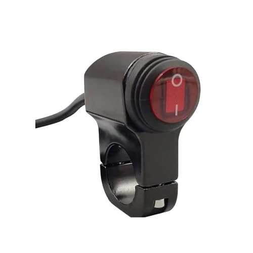 CentIoT - Waterproof Aluminum Alloy bike Handle bar switch - 12V 16A 3 Wire 22mm
