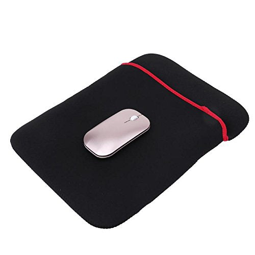OrgyNX - Reversible Black & Red Durable Neoprene Notebook Laptop Case Sleeve Cover Fit