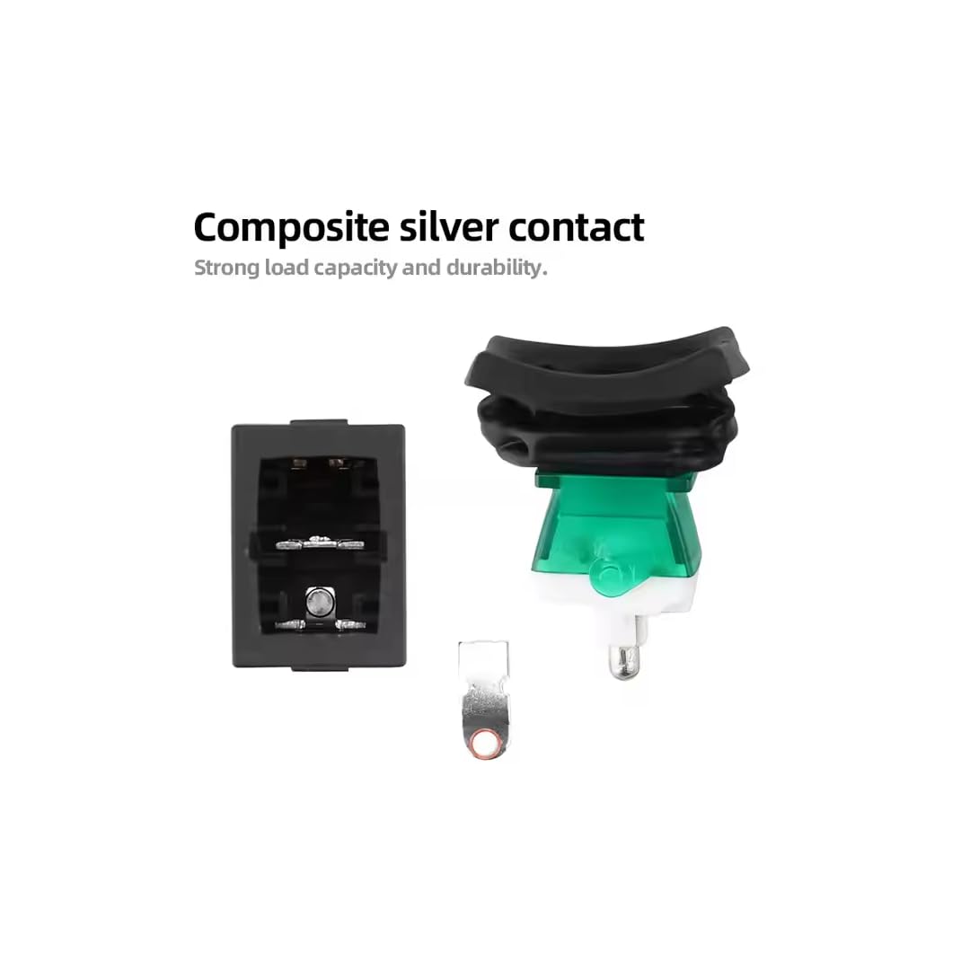 CentIoT - Waterproof Rocker Switch - IP65 KCD1 21 X 15MM 250V 6A 3PIN ON-OFF-ON SPDT 3 Positions