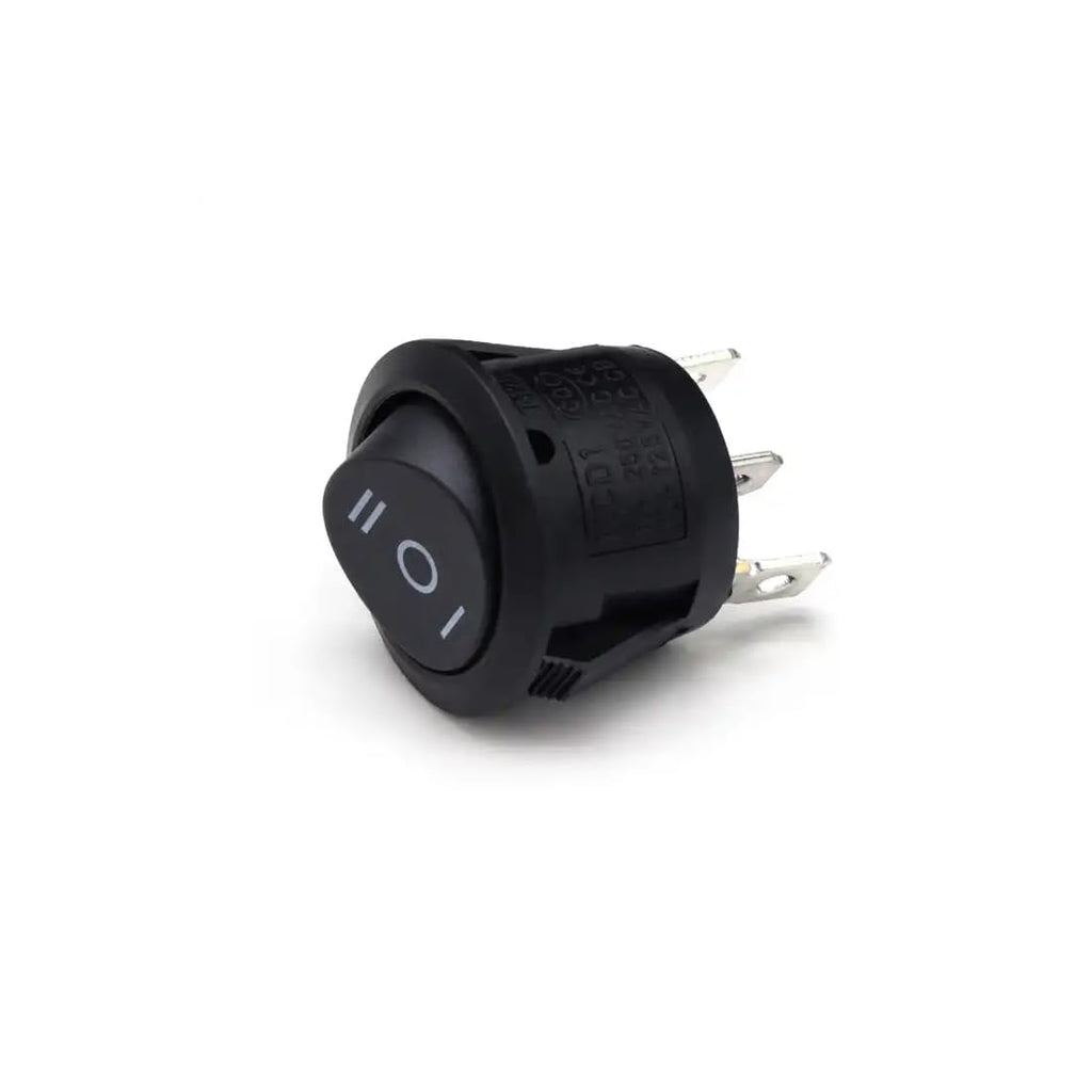CentIoT - Round Rocker Switch - KCD1 Round bottom snap fit 250V 6A (SP ...