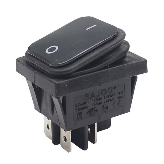 CentIoT - Waterproof Rocker Switch - IP65 KCD4 250V 16A 4PIN DPST ON-OFF