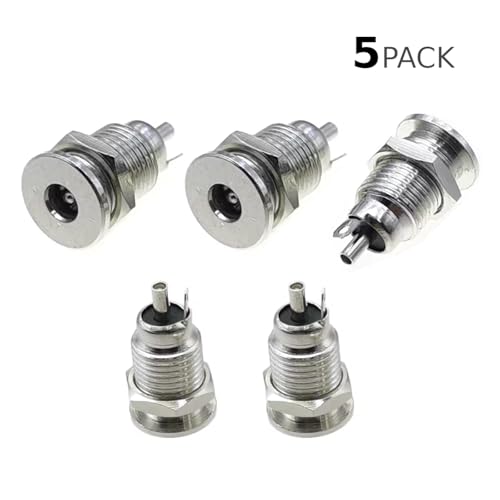 CentIoT - DC Power Jack Male Socket - Panel Mount Full Metal