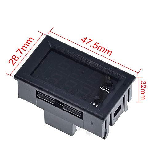 CentIoT - W1209WK W1209 WK W1219 DC 12V - LED Digital Temperature Controller Thermostat for incubator - with waterproof NTC Sensor