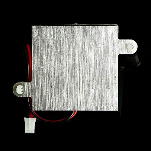 CentIoT - SILVER 40MM x 40MM x 10MM 2 PIN Graphics Cards Cooling Fan Aluminum Heatsink Cooler Fit For Personal Computer CPU GPU and Peltier