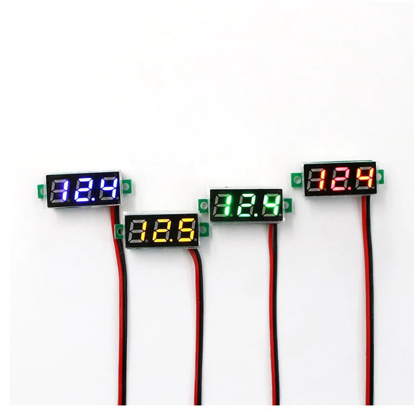 CentIoT - Mini Digital Voltmeter 0.28inch LED Display - 2.5-30V DC Two Wire