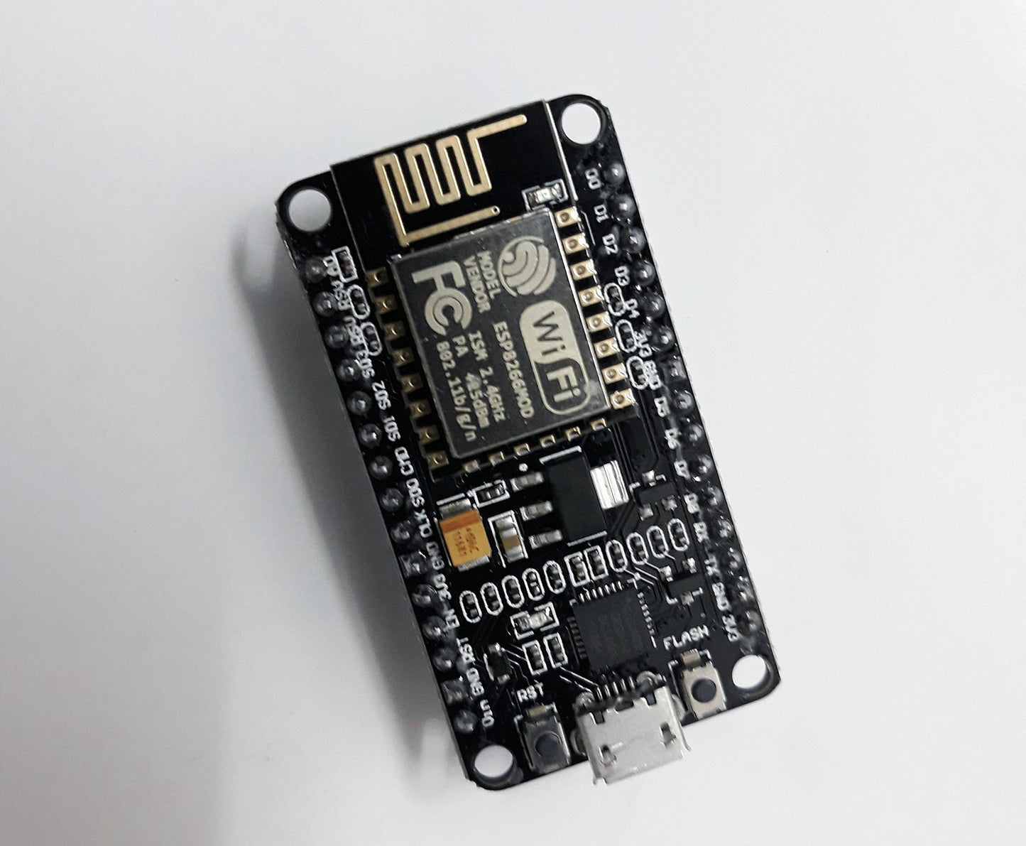 NodeMCU Esp8266 Wifi Development Board - Amica - Breadboard Friendly, Black