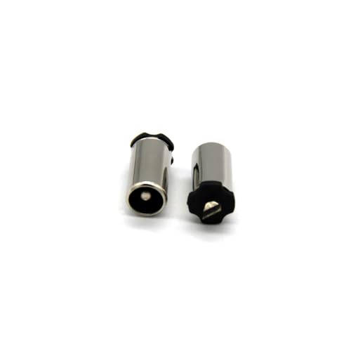 CentIoT - DC Power Socket Male Jack - 5.5 x 2.1 3A Cable Mount Flat pin (Pack of 10)