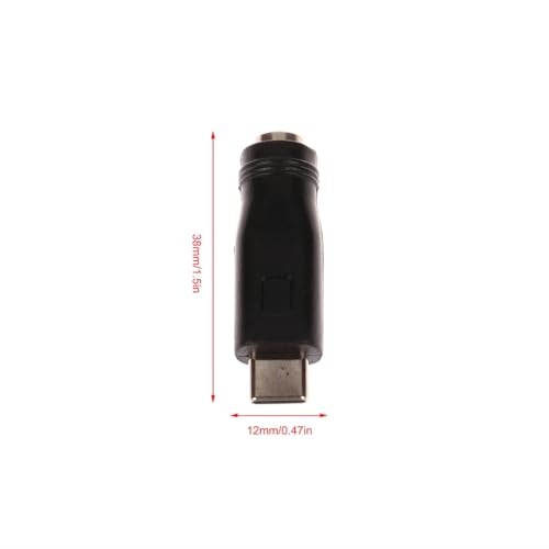 DC Male Jack Socket 5.5 * 2.1mm 2Pin to USB Power Adapter Converter Connector