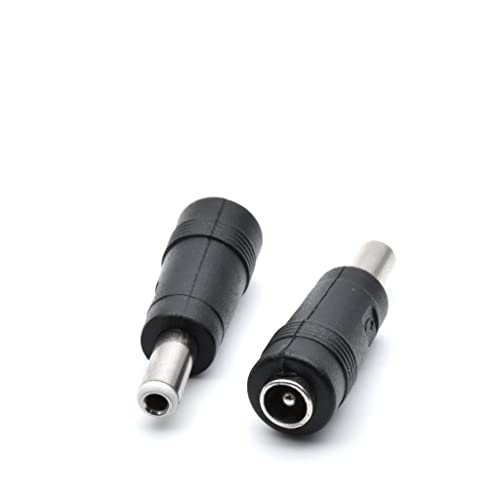 CentIoT - DC Power Socket Connector 5.5 x 2.1 mm Male Jack -to- Female DC Plug 5.5 x 2.5mm Adapter Converter