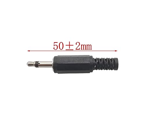 CentIoT - 3.5mm Male Audio Jack Solder Plug Connector - for DIY Headset Earphone Cable Extension - Pack of 10