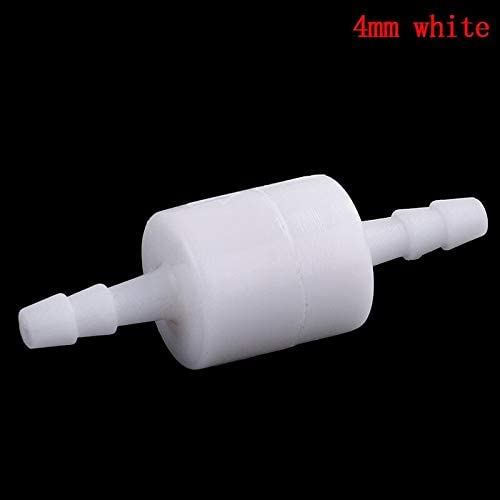 CentIoT - One-Way Non-Return inline check valve - plastic White - for Water fuel gas liquid