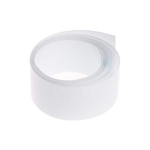 CentIoT - Length 2M Flat Width 29.5mm Diameter 18.5MM - PVC Heat Shrink Wrap Casing Tubing Insulation WHITE