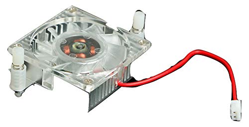 CentIoT - SILVER 40MM x 40MM x 10MM 2 PIN Graphics Cards Cooling Fan Aluminum Heatsink Cooler Fit For Personal Computer CPU GPU and Peltier