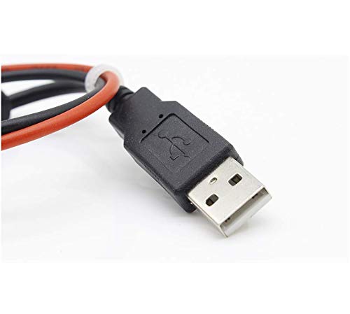 CentIoT - USB Type A Male to Allicator crocodile clips wire - for DC voltage tester Detector DC Voltage meter ammeter capacity power meter