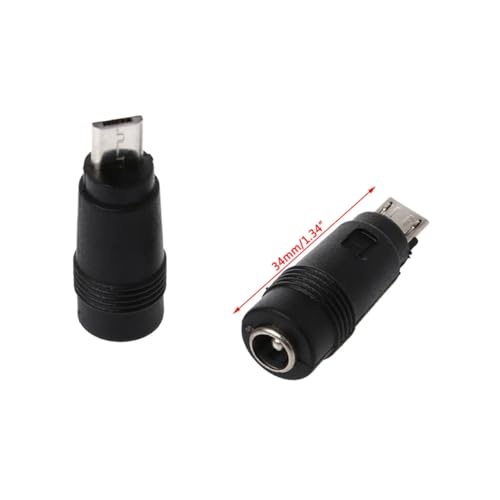 DC Male Jack Socket 5.5 * 2.1mm 2Pin to USB Power Adapter Converter Connector