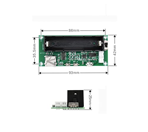 CentIoT - XH-A152 TF Card MP3 Decoder With 18650 Battery Socket - PAM8403 Amplifier Board 2 x 5W