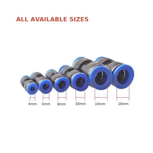 CentIoT - Pneumatic connector Push In Fittings For Air Hose and Tube Connector 12mm