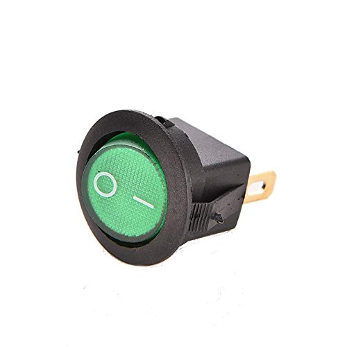 CentIoT® - 220V Round Rocker SPST Switch - for Auto/Car/Boat - with full Illuminated indicator