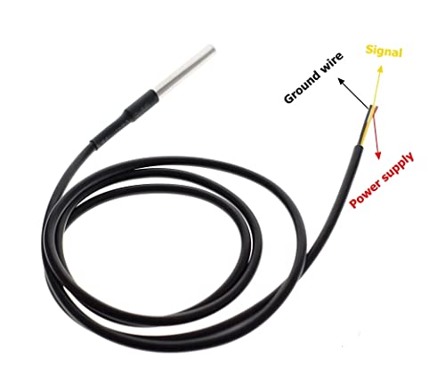 CentIoT - LM35DZ temperature sensor probe Waterproof Stainless steel package - 1M