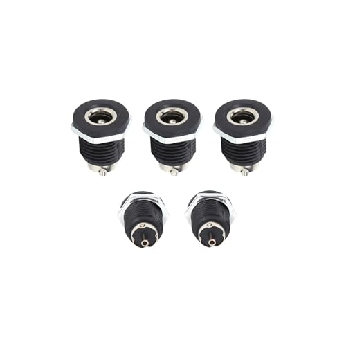 DC Power Jack Male Socket - Panel Mount Plastic 12V 5A