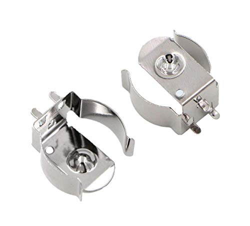 Pcb Spring Clips CentIoT - Spring Steel Battery Clips Clamp - PCB Case Mount - holder f ...