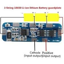 CentIoT - 3S 11.1 12.6V Battery Charging Module PCB BMS Protection Board For 3 Series lithium LicoO2 Limn2O4 18650 26650 battery (5A)