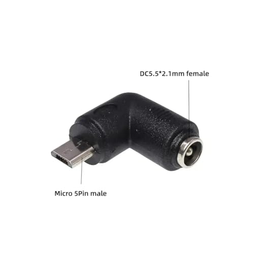 DC Male Jack Socket 5.5 * 2.1mm 2Pin to USB Power Adapter Converter Connector