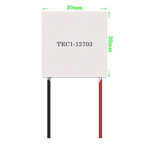 CentIoT - Slim TEC1-12703 12V 3A Thermoelectric Cooler Generator Peltier heatsink 30mm*30mm