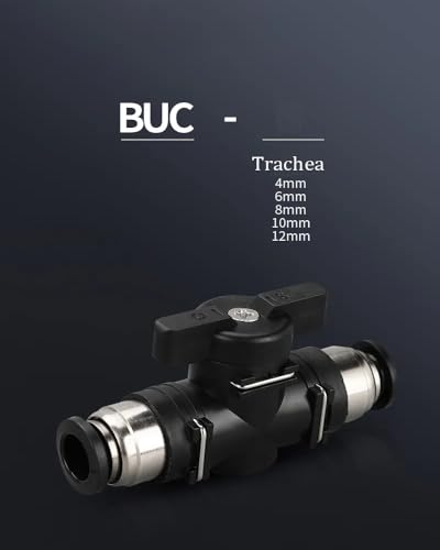 CentIoT - Pneumatic connector Push In Fittings For Air Hose and Tube Connector BUC Valve