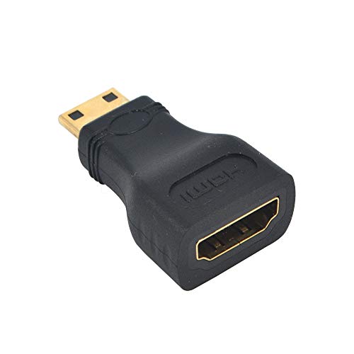 CentIoT - Gold-Plated 1080P Mini Male HDMI To Standard HDMI Female Extension Adapter Female To Male F-M HDMI Converter