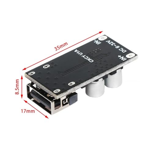 CentIoT - DC-DC Buck Converter 6-32V 9V 12V 24V to USB QC3.0 QC2.0 Charging Step Down Module (Single USB Output)