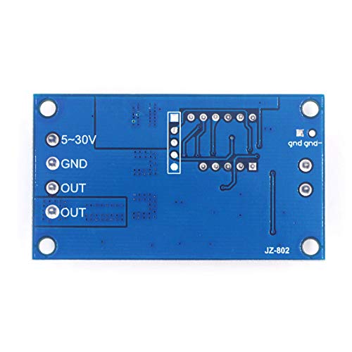 CentIoT - DC6-36V MOSFET controlled Time Delay Switch - timing Cycle Timer Control Switch Voltage Protection Module with LED Display