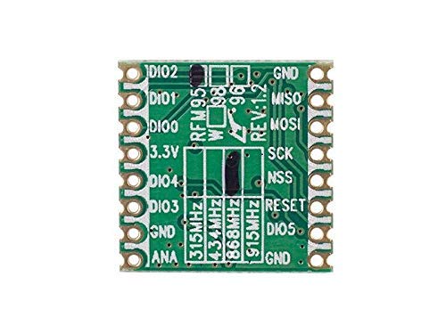 CentIoT - RFM95W-868S2 RFM95 LoRa Ultra-long Range Transceiver Module - GFSK GMSK LoRa OOK - 868MHz SPI - for IoT Automated Meter Reading (RFM95W) (RFM95W-868S2)