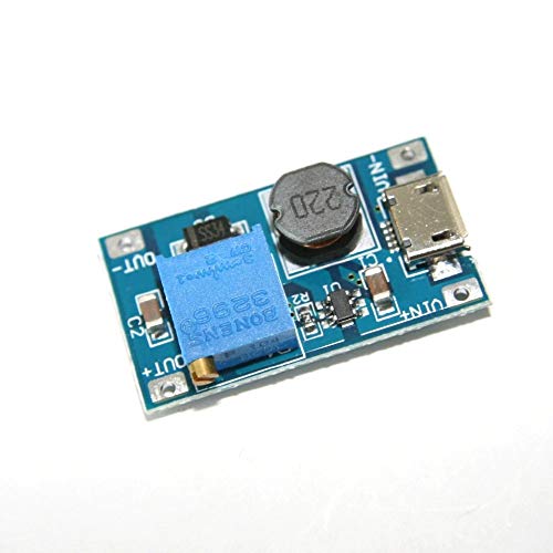 CentIoT® - DC-DC MT3608 Adjustable Boost Module 2A Boost Plate Step Up Module - boost 2V-24V to 5V 9V 12V 28V 5V-28V