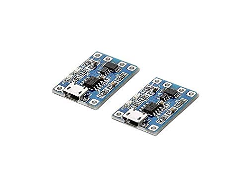 CentIoT - 2PCS TP4056 1.2A Li-ion Lithium Battery Charging Module Board Charger TP 4056 - Micro USB with Protection