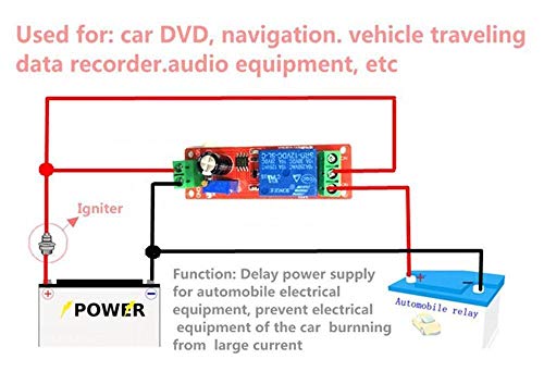 CentIoT - NE555 12V automotive time delay relay module - upto 10seconds