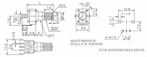 CentIoT - Rotary Encoder - Digital Potentiometer Coding Volume Control