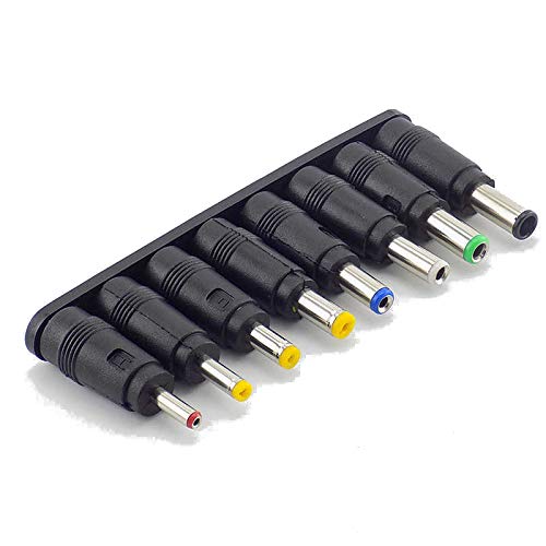 CentIoT - DC 5.5X 2.1 MM Female DC Socket Adapter Connectors to 6.3 6.0 5.5 4.8 4.0 3.5mm 2.5 2.1 1.7 1.35mm Male Jack Plug Power Adaptor