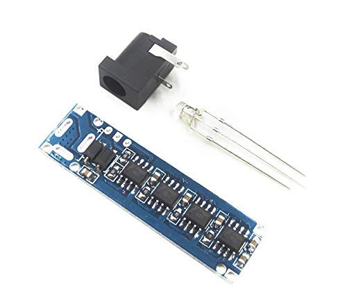 CentIoT - TP4056 Li-ion Lithium Battery Charging Module Charging Board Charger TP 4056 (3A High Current DC 5.5MM Jack)