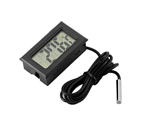 CentIoT - Temperature Sensor meter - with Mini LCD Digital Display - for Incubator Aquarium Soil Temperature