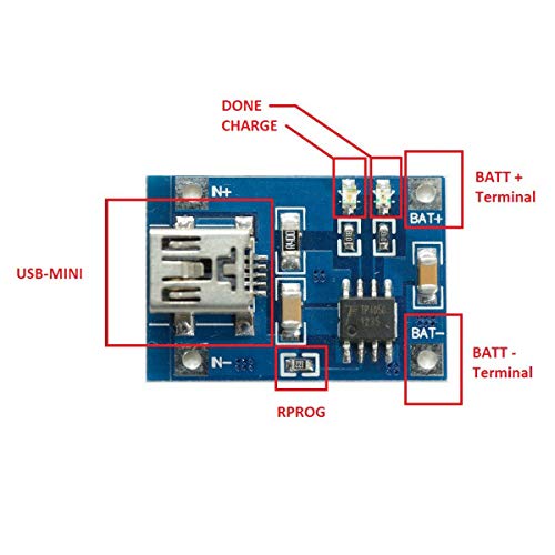 CentIoT® - TP4056 Li-ion Lithium Battery Charging Module Charging Board Charger TP 4056