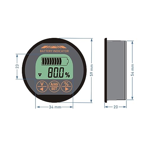 CentIoT - TR16H Coulomb Counter Meter Battery Capacity Indicator