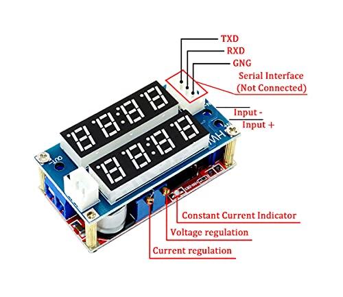 CentIoT - DC-DC XL4015 5A 75W CC CV Adjustable Step-Down Buck Module - with Voltmeter Ammeter