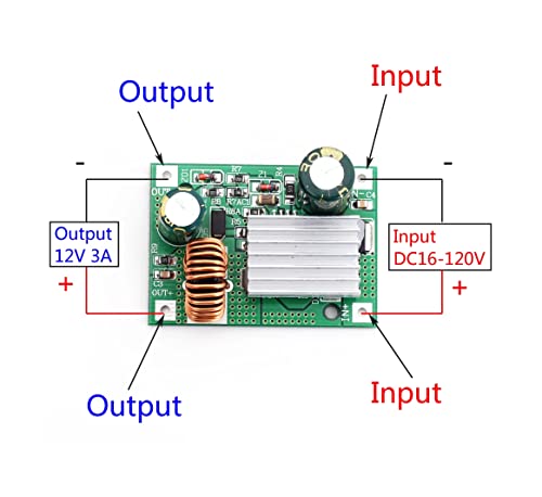 CentIoT - DC-DC 16-120V to 12V 3A Step Down Buck Converter Non-isolated Stabilizer Power Supply Module