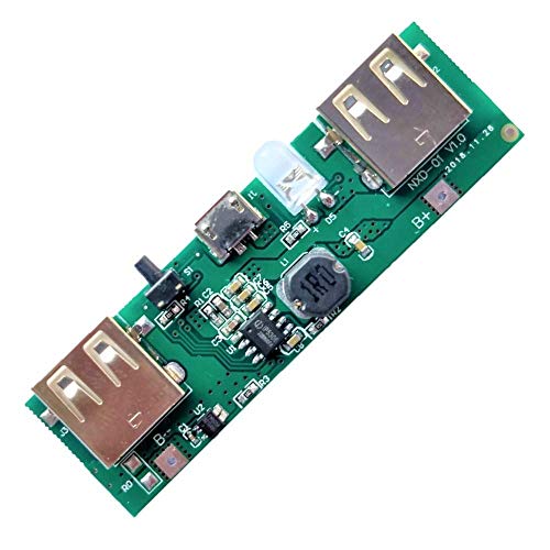 CentIoT® - Power Bank Charging Module Circuit Board | DC-DC Step Up Boost Power Supply Module | 5V 1A and 2A Dual USB