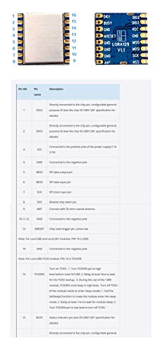 LORA1281 sx1281 lora Module - 100mW 2.4Ghz Long Range Wireless transceiver Module RF Module