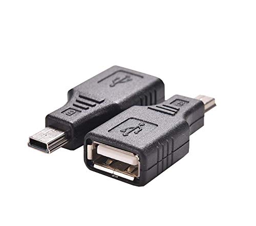 CentIoT - USB to USB Coupler Adapter – Type A Female -to- Mini B 5Pin Male OTG Host Converter